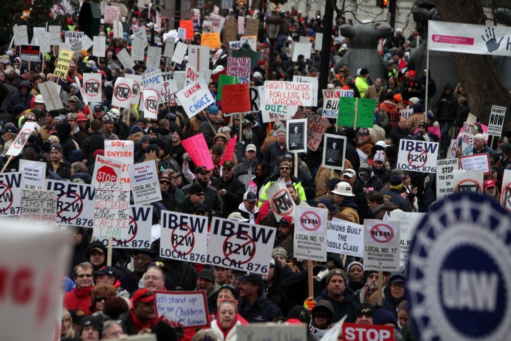 US NEWS DETROIT-PROTEST 7 DE