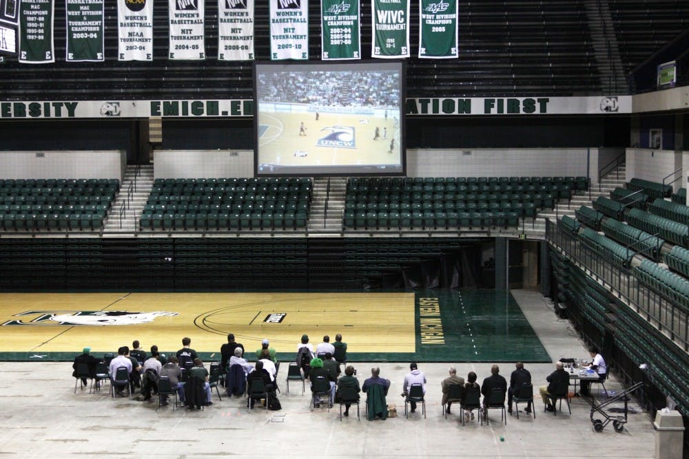 Fans came out to the convocation center Tuesday evening to watch and support the lady eagles in their game against UNC Wilmington.