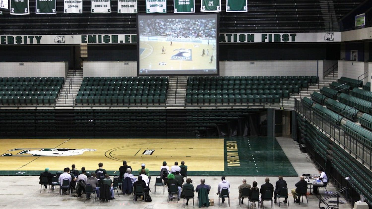 Fans came out to the convocation center Tuesday evening to watch and support the lady eagles in their game against UNC Wilmington.