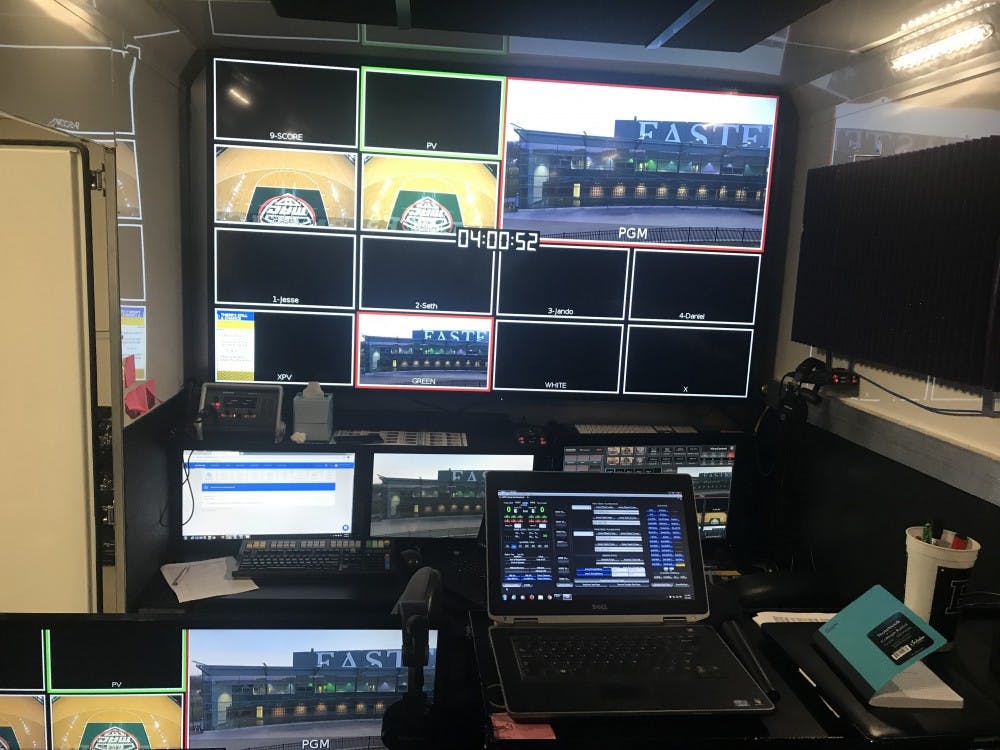 Inside the ESPN Production Truck