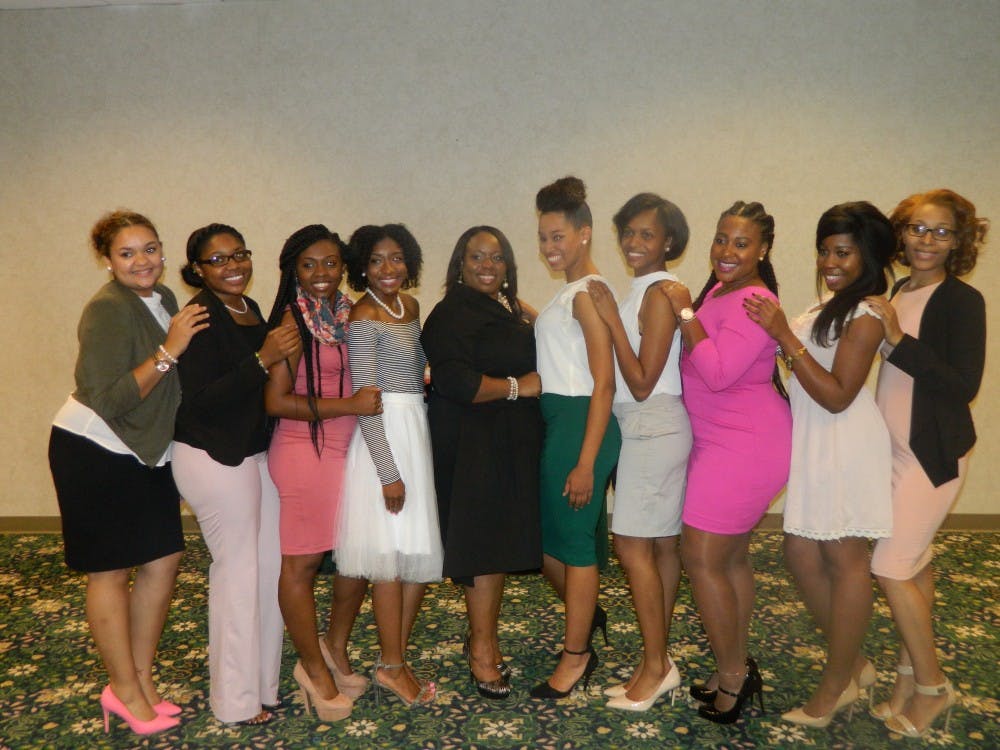 Tuesday, Oct. 12 Alpha Kappa Alpha sorority incorporated, held an etiquette class in McKenny Hall.