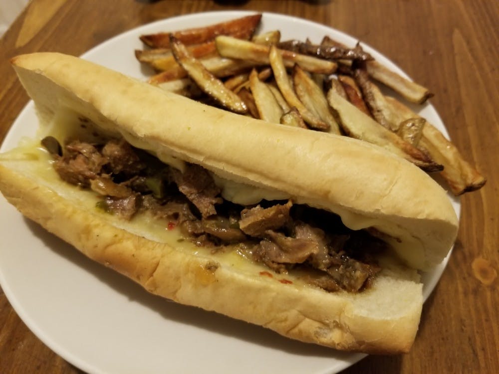 Cooked Philly Cheese Steak