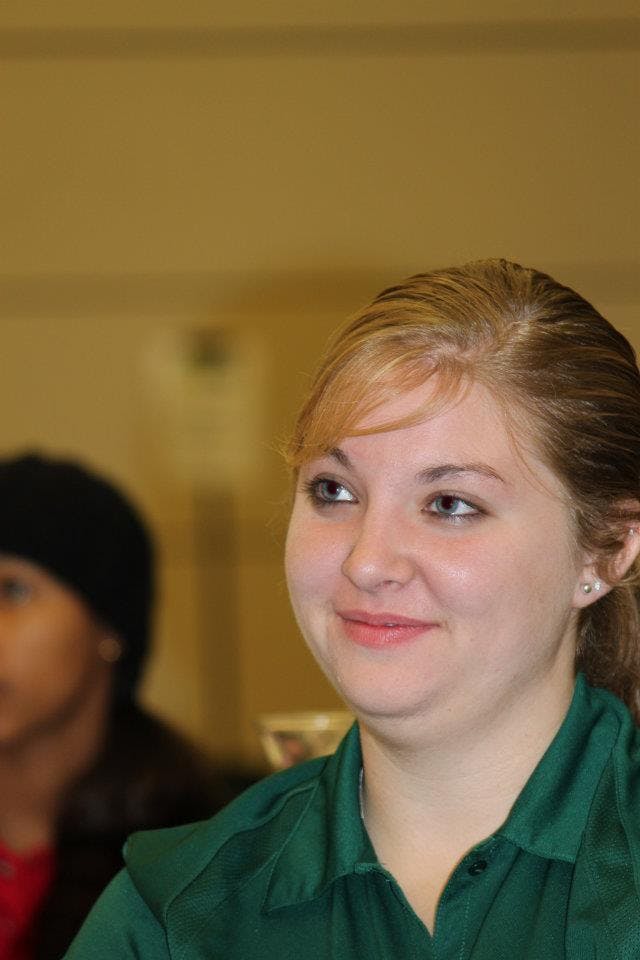 	Allison Barkel, chair of EMU’s Student Leader Group