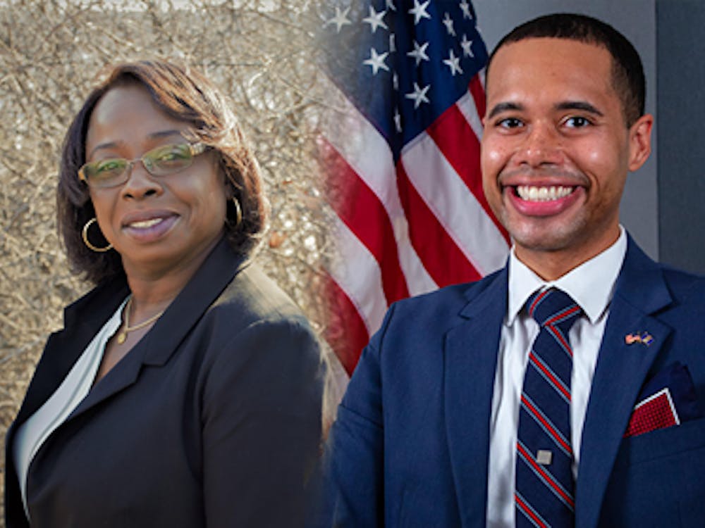 Denise Kirchoff and Justin Hodge for County Commissioner Headshots