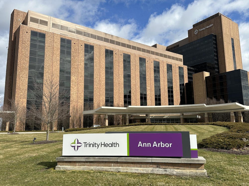 The Trinity Health Ann Arbor Hospital is located in Washtenaw County.
