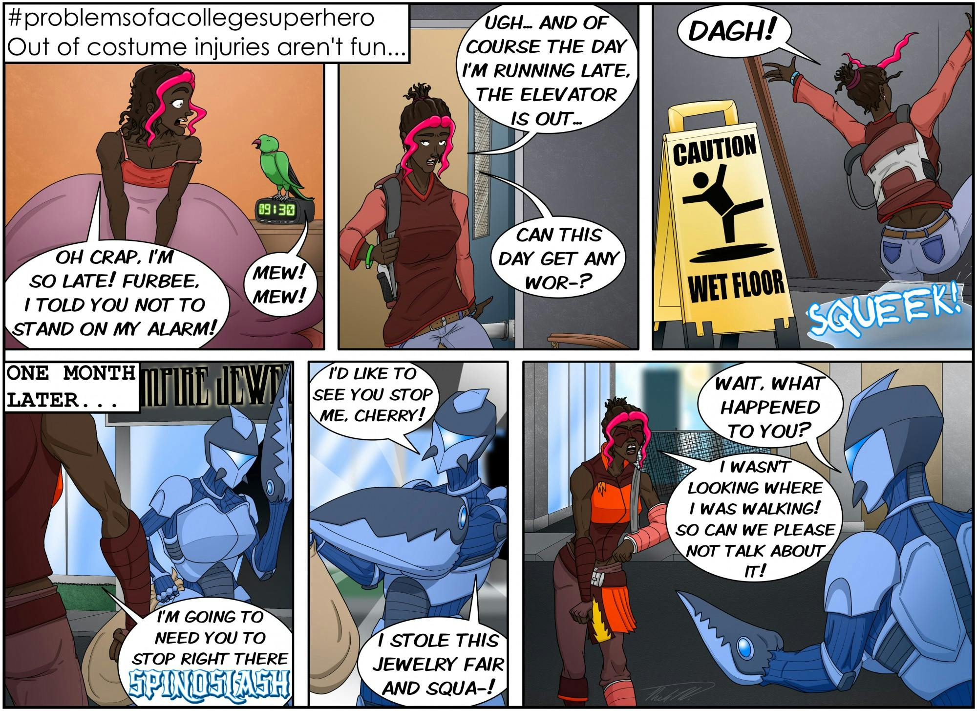 #problemsofacollegesuperhero