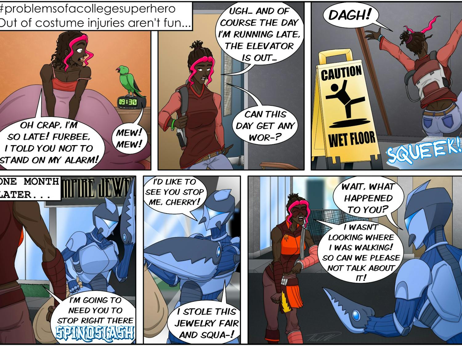 #problemsofacollegesuperhero