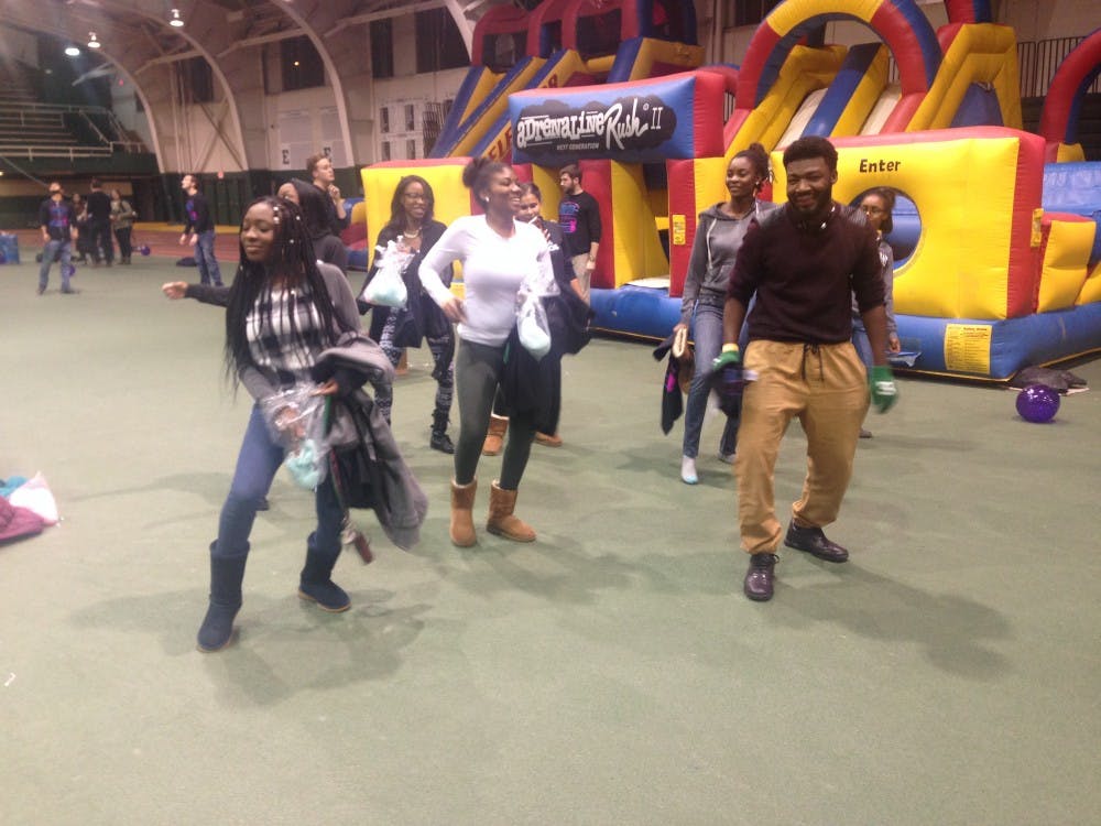 Students could take a break from studying to dance at Club Halle, Thursday night.