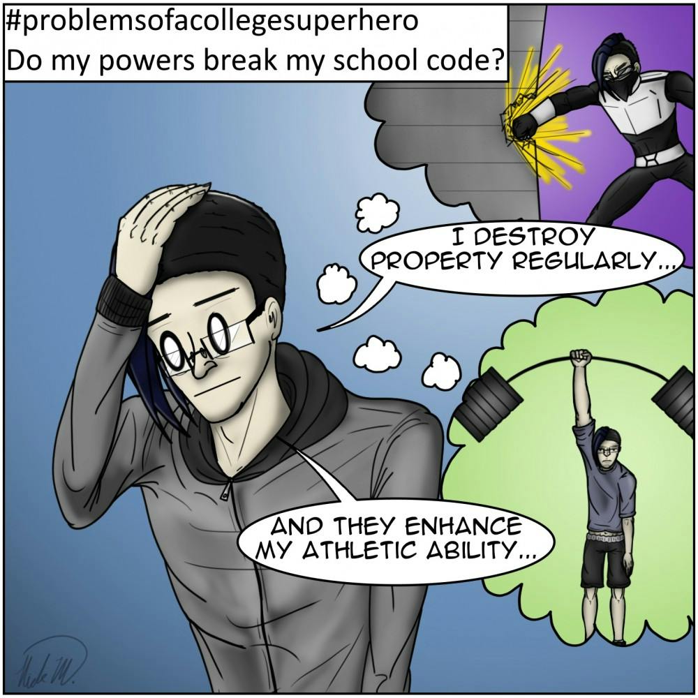 #problemsofacollegesuperhero