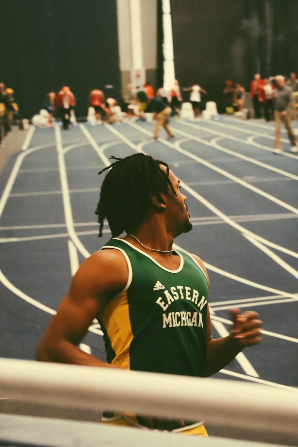 EMU track and field post 10 top ten finishes in trio events