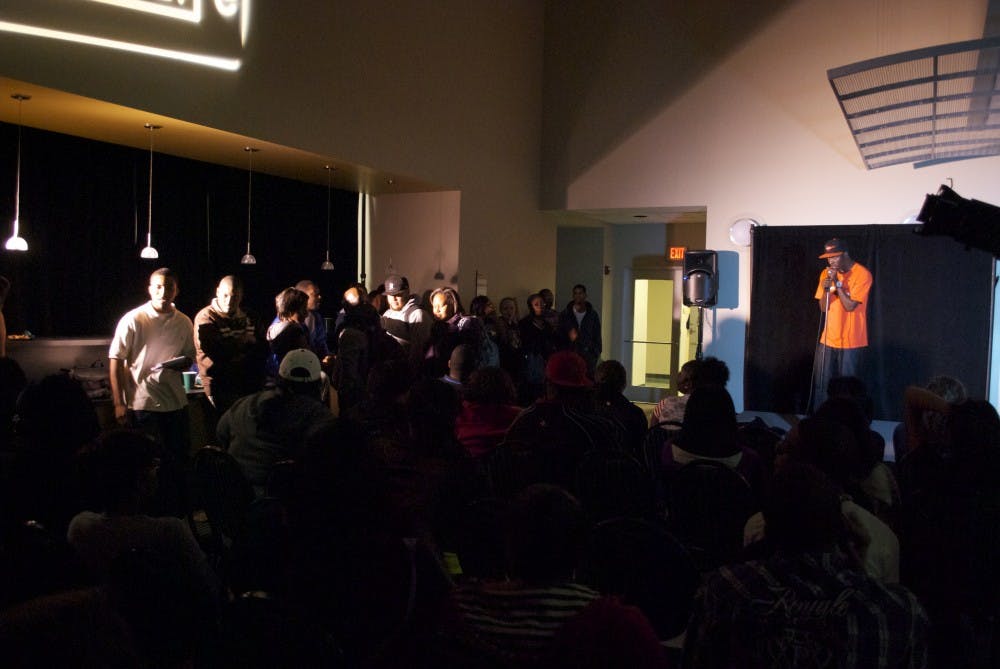 Lyric Lounge is held on the first Thursday of each month in the Student Center and is a place where students can speak their minds.