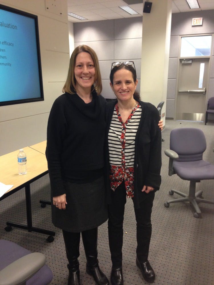 	EMU associate professors of social work Barbara Walters (left) &amp; Jennifer Fritz (right)