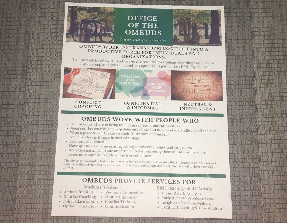 The Office of the Ombuds info sheet 