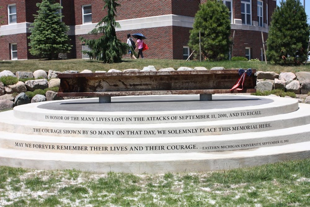 EMU's 9/11 memorial gets engraved