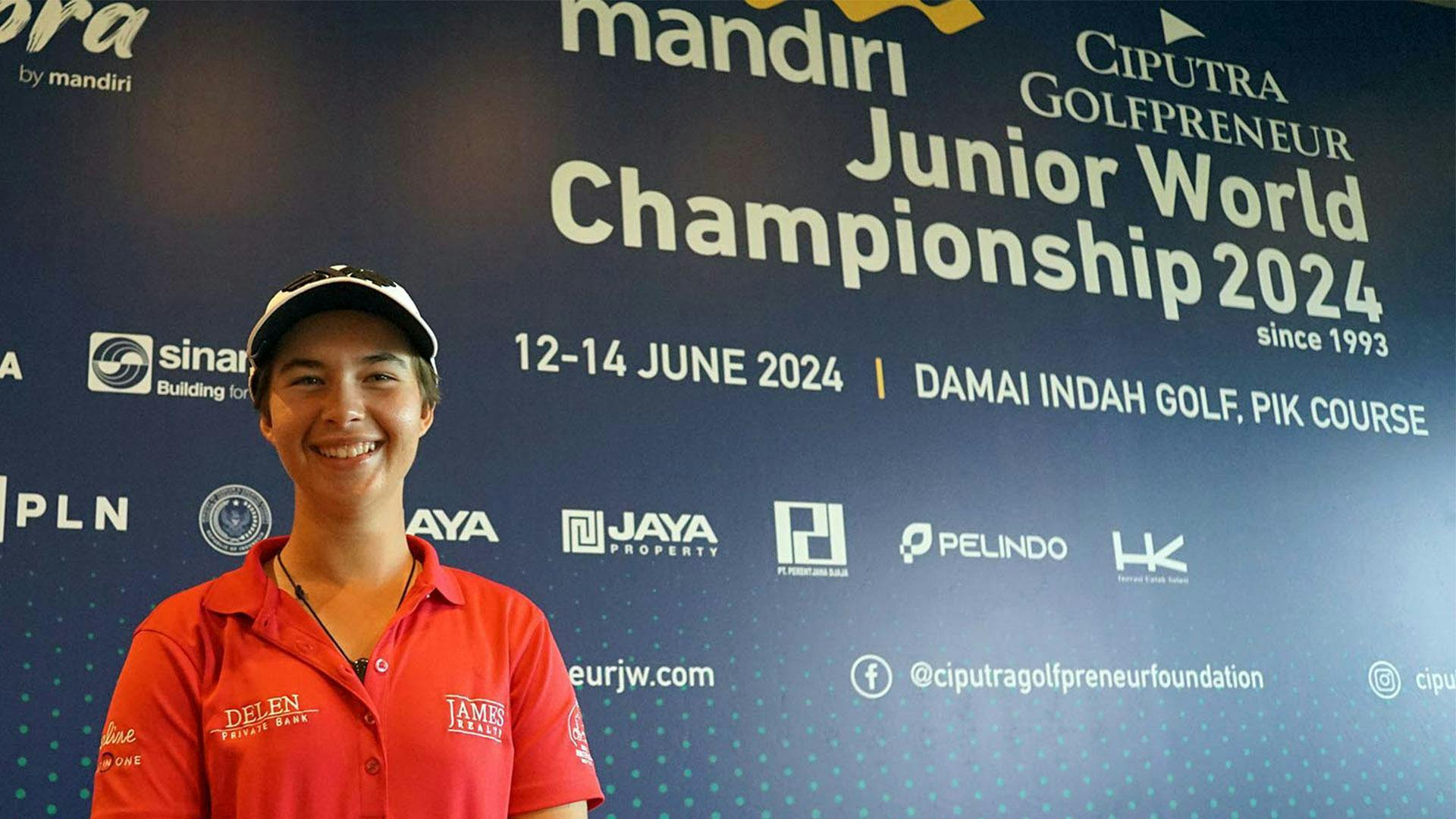 Savannah De Bock at Junior World Championship