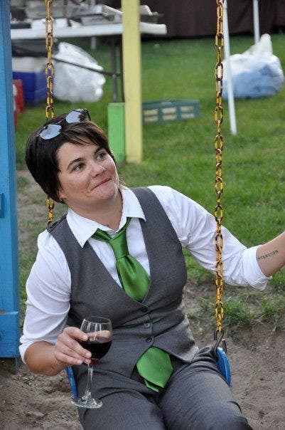 	Mary Larkin, program coordinator for the LGBT center.