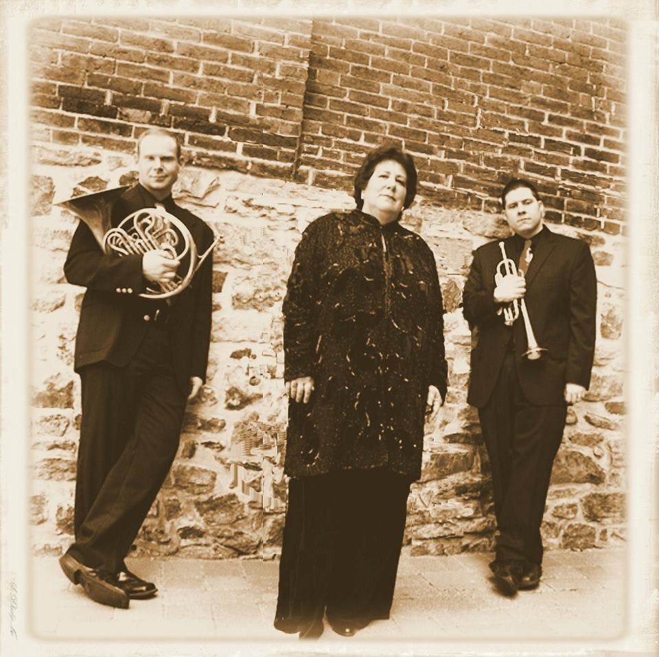 	The Brass Roots Trio will perform Wednesday at Pease Auditorium.