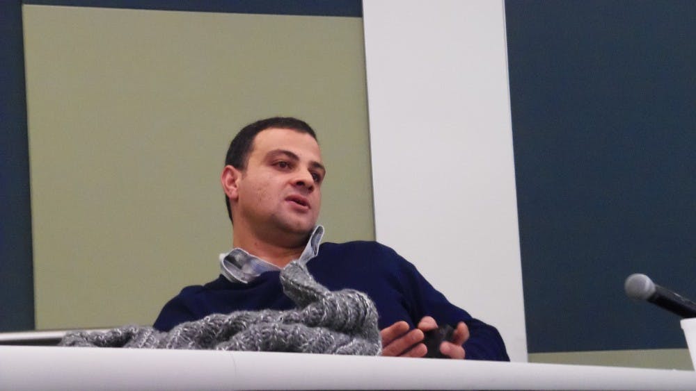 	Senior Ihsan Ghadieh is an international affairs major from Tulkarm, another city in the West Bank. The part of the film that struck him the most was the arrested Palestinian children.