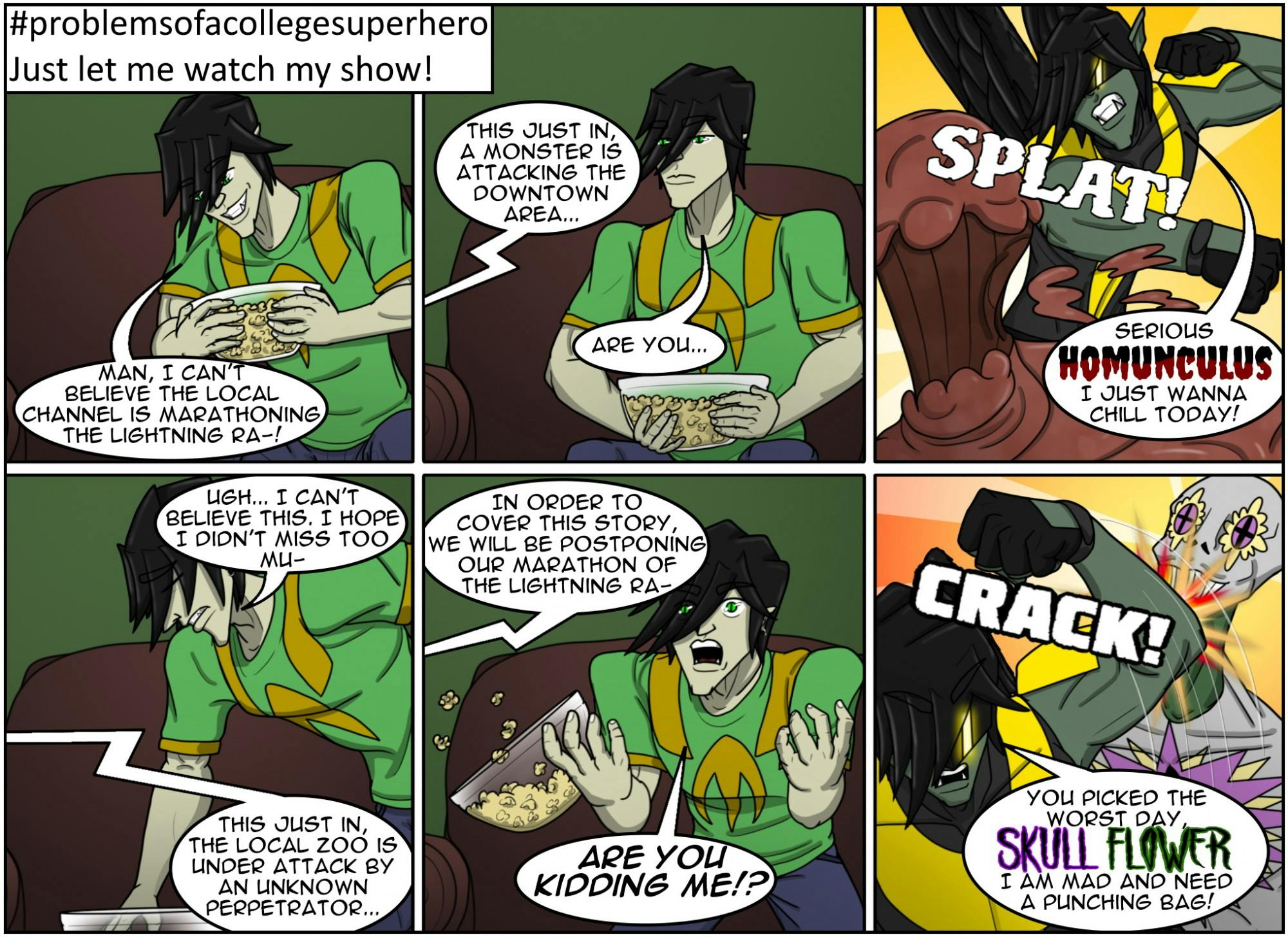 #problemsofacollegesuperhero