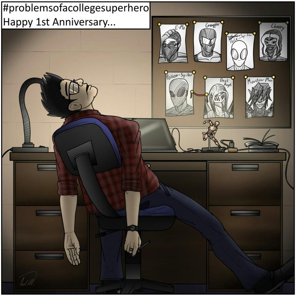 #problemsofacollegesuperhero