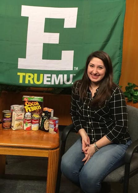 Haley Moraniec, Student Project Coordinator for Swoop’s Student Food Pantry.