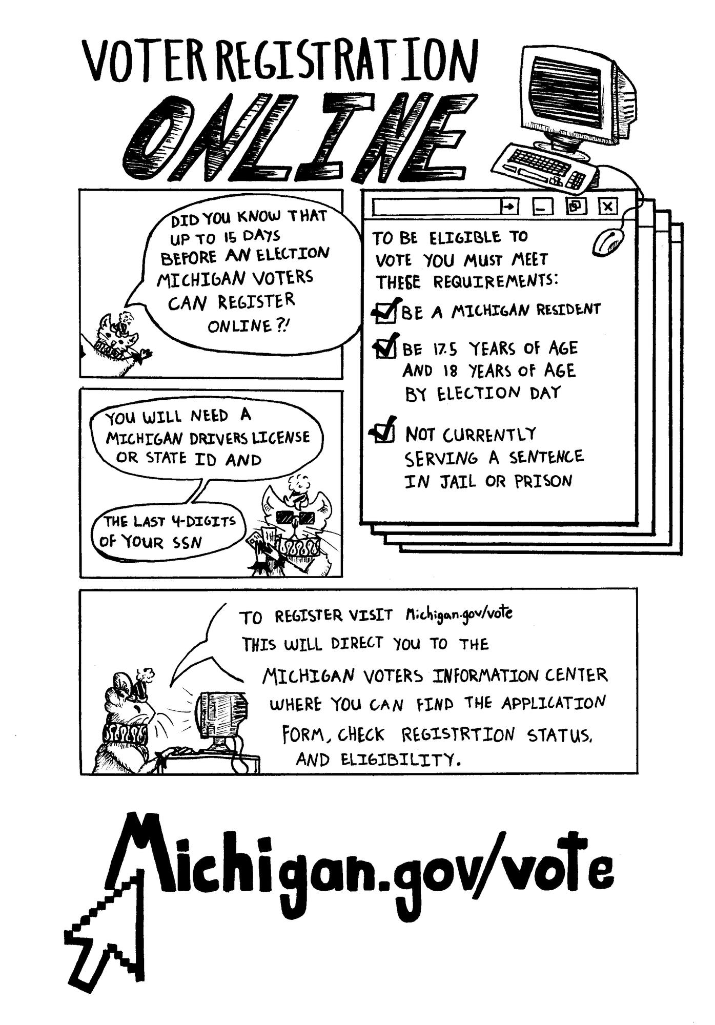 Online Voter Registration - Michigan 2026