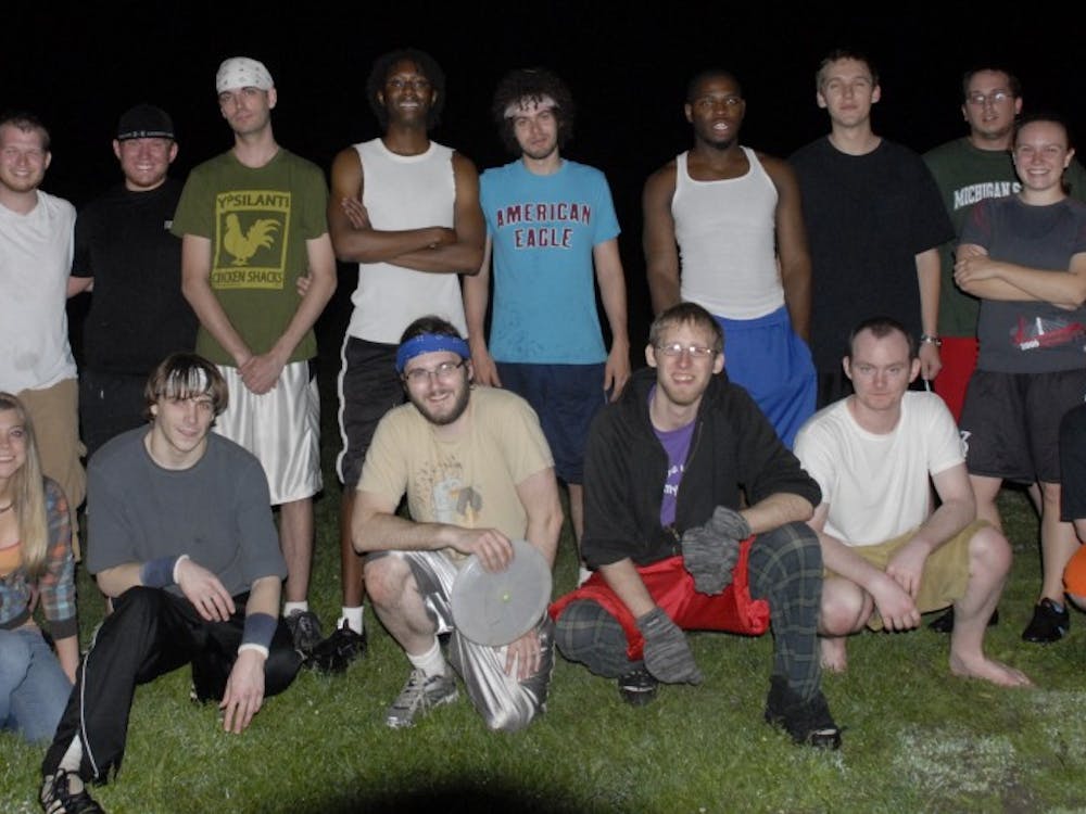 Just after midnight every Thursday, Midnight Ultimates meet to play modified ultimate frisbee in Frog Island Park.