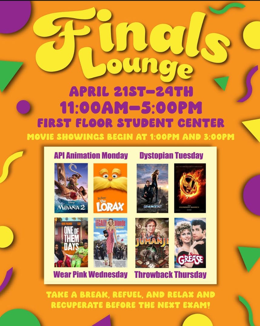 Finals Lounge Poster