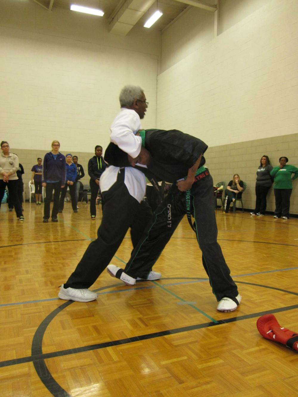 Martial arts master teaches self-defense