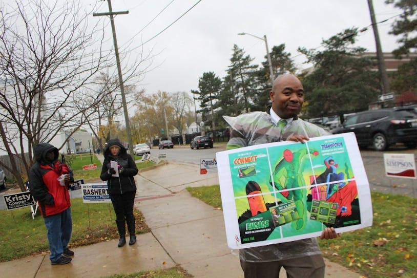 Anthony Morgan Campaigning