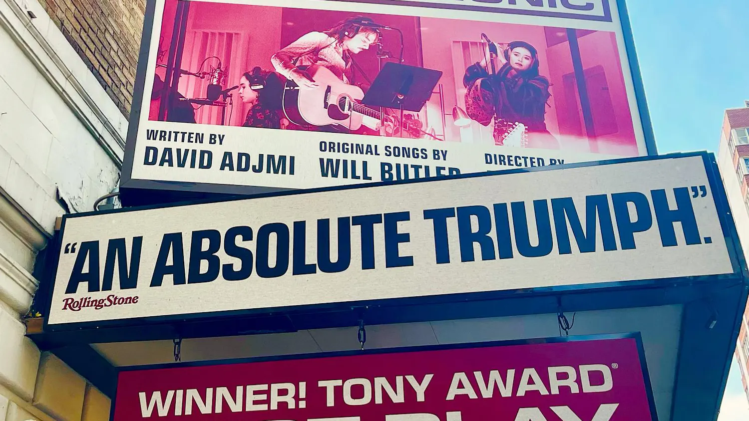 "Stereophonic" is playing on Broadway and was nominated for 13 Tony Awards, winning 5.