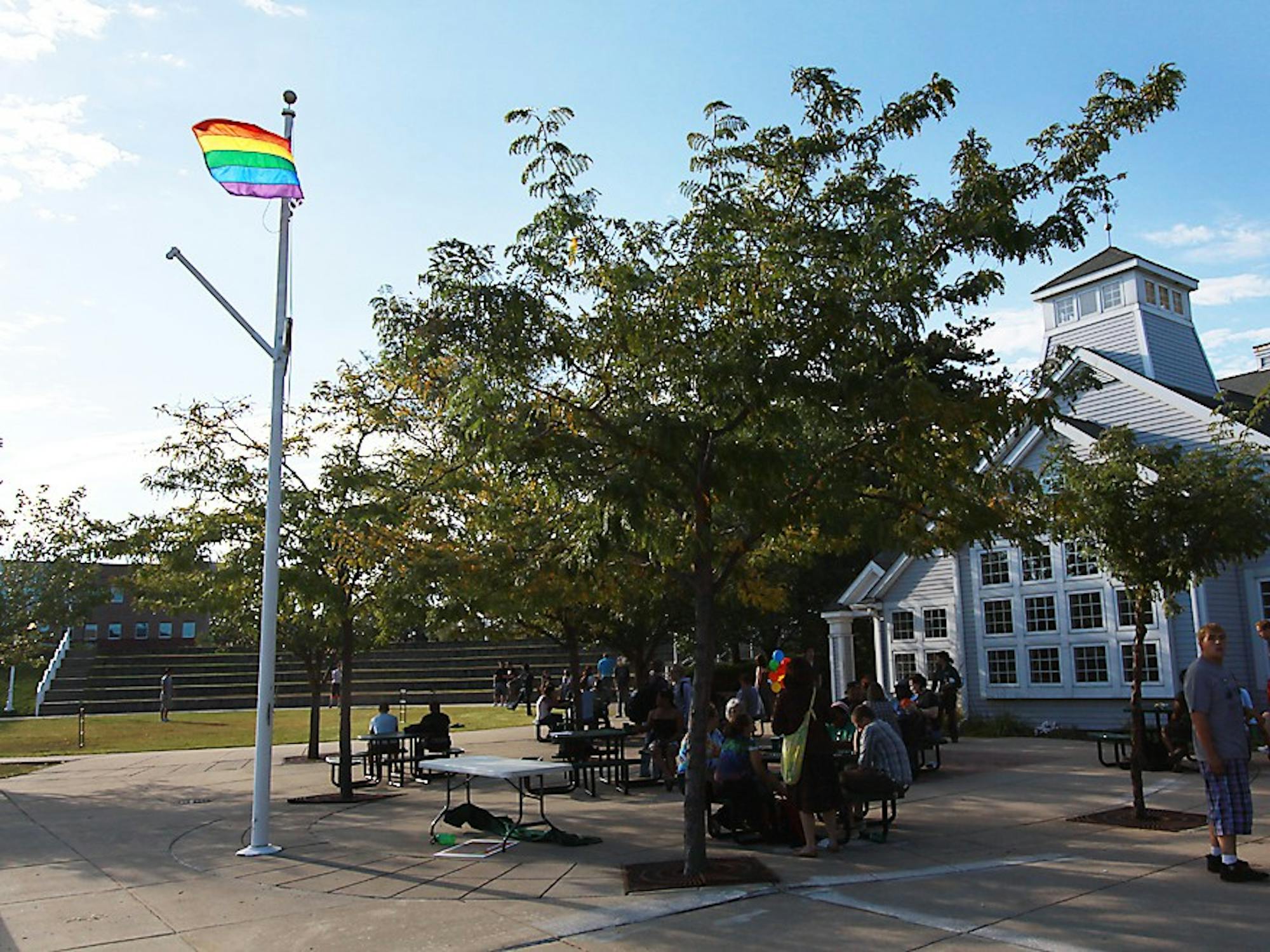 The LGBT offices, located in the Student Center, are open to students of all sexual orientations.