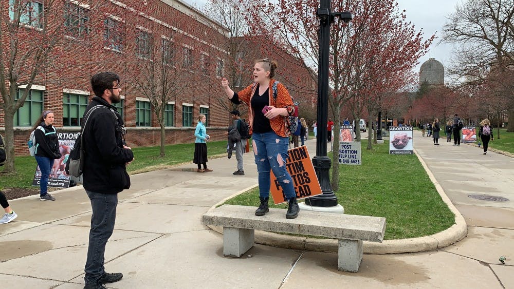Created Equal Teams Up with Protect Life at EMU for Biannual Anti-Abortion Display