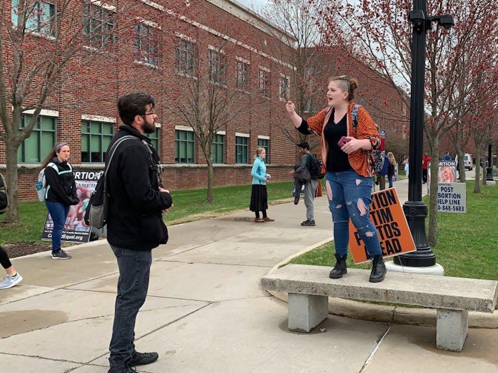 Created Equal Teams Up with Protect Life at EMU for Biannual Anti-Abortion Display