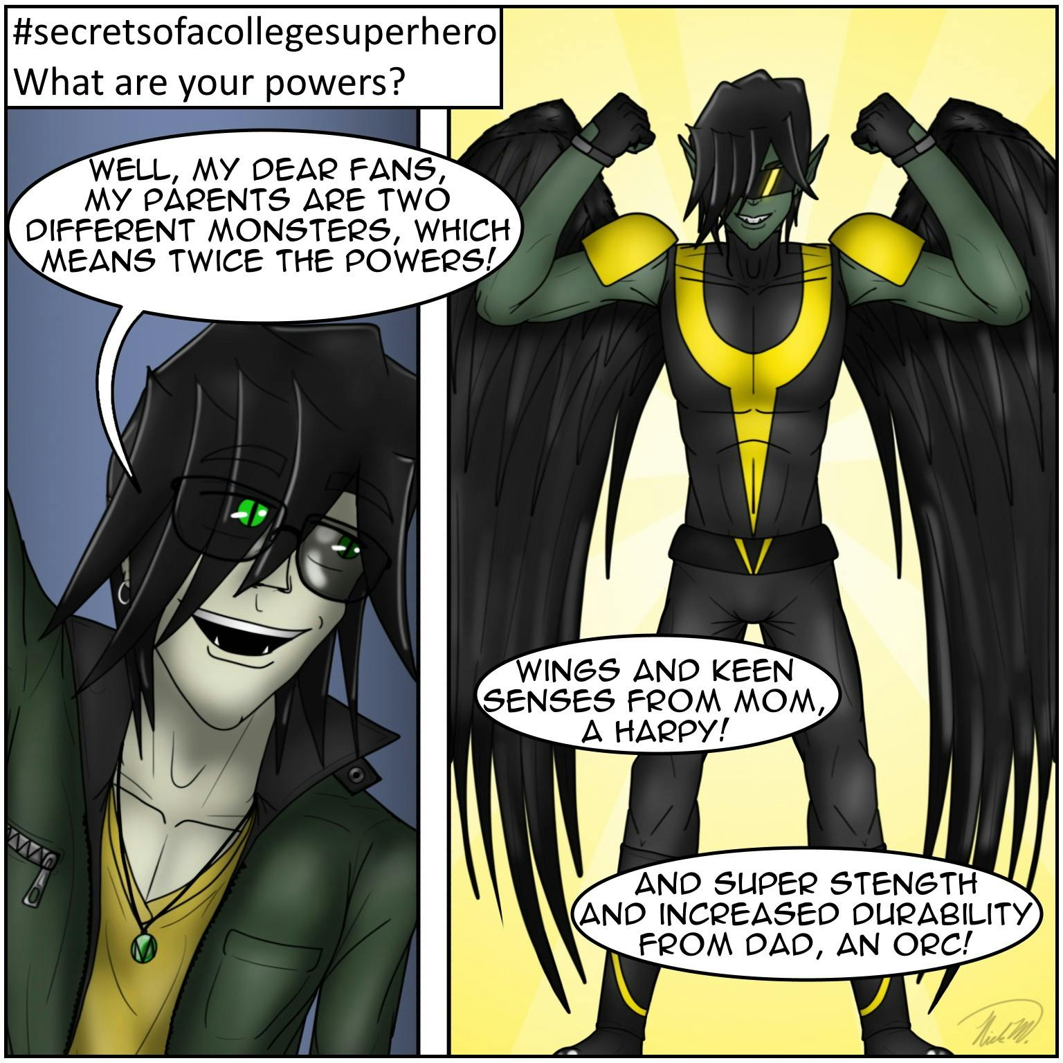 #secretsofacollegesuperhero