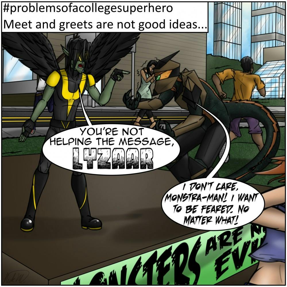 #problemsofacollegesuperhero