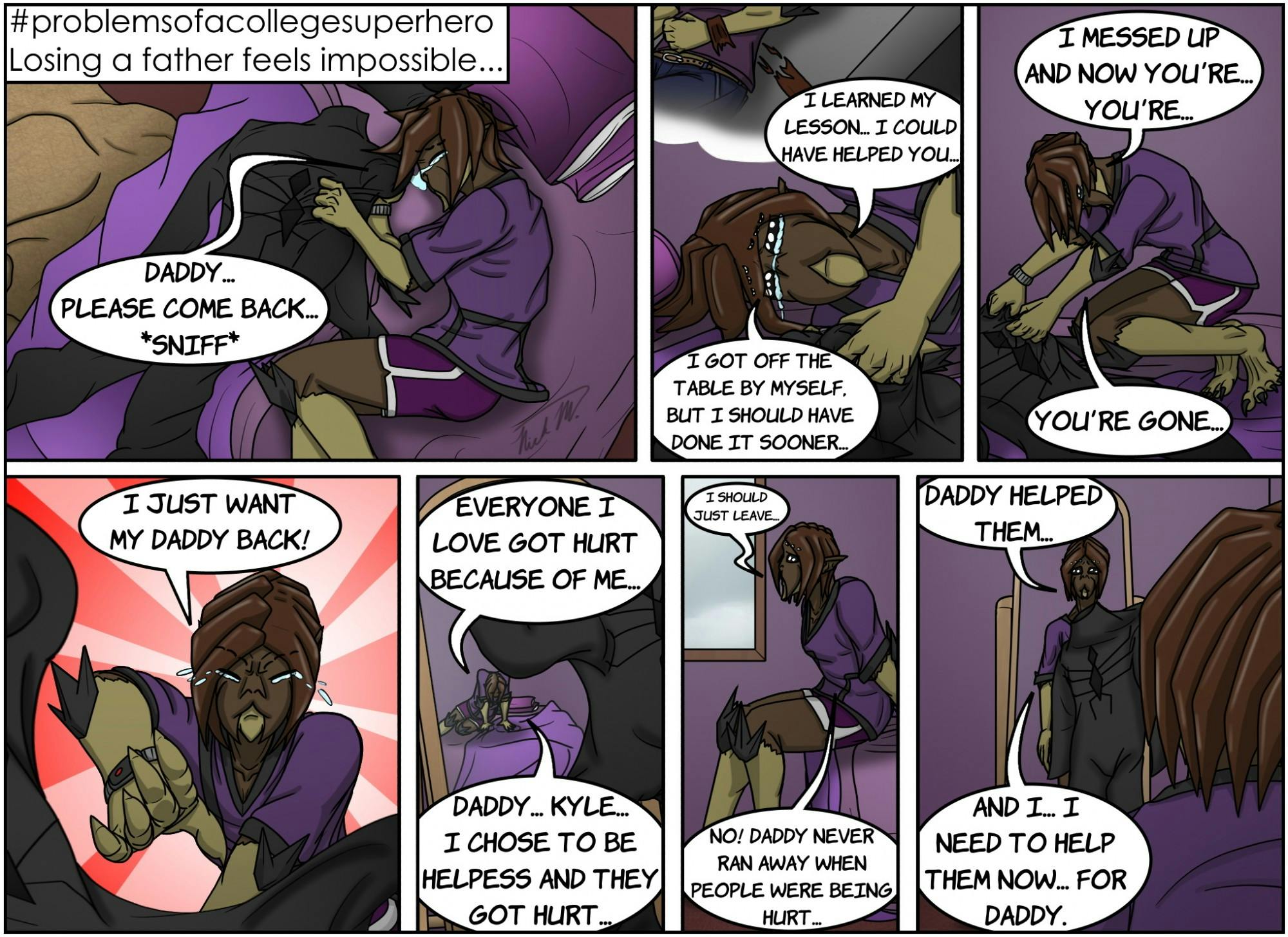 #problemsofacollegesuperhero