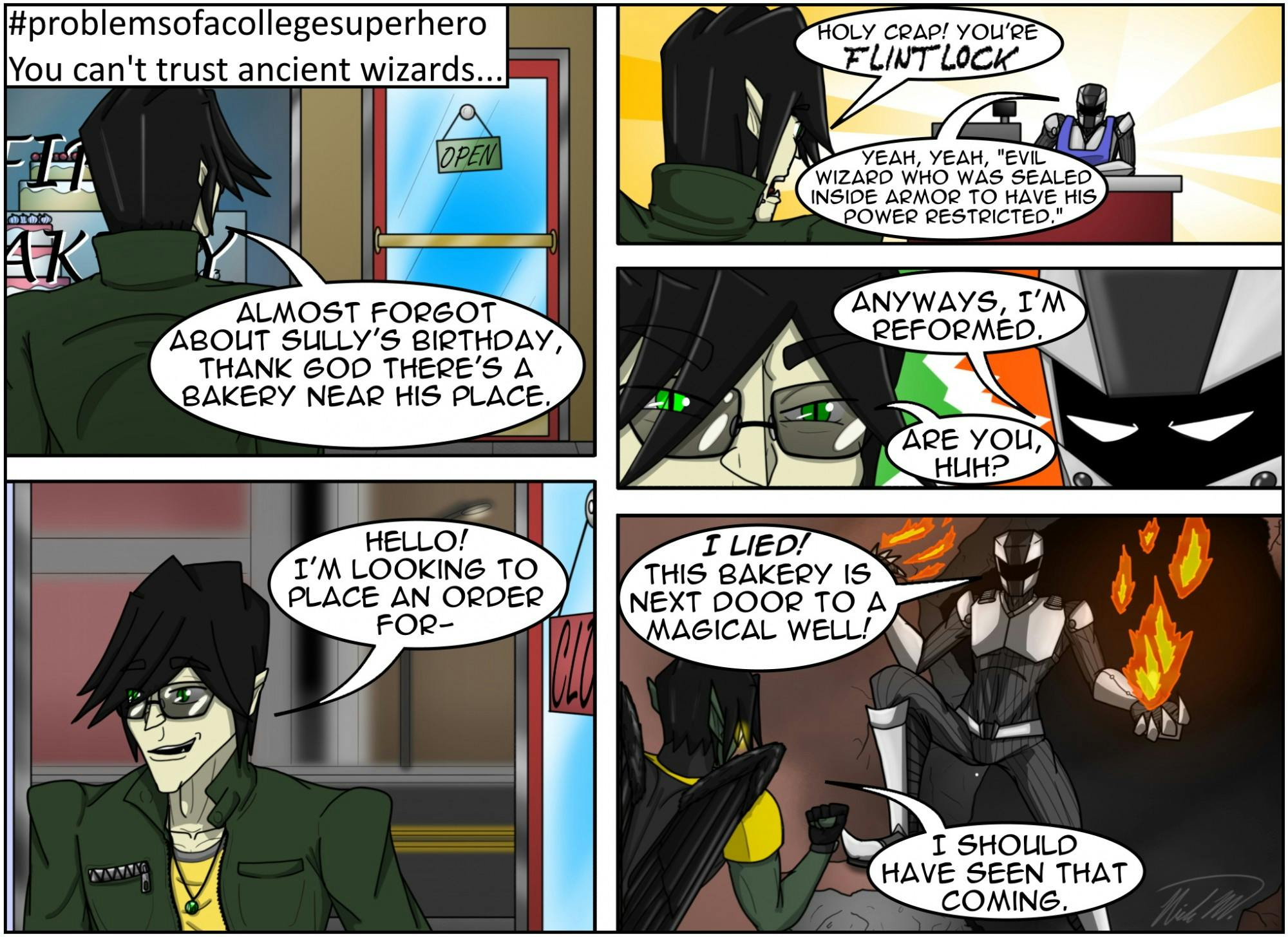 #problemsofacollegesuperhero