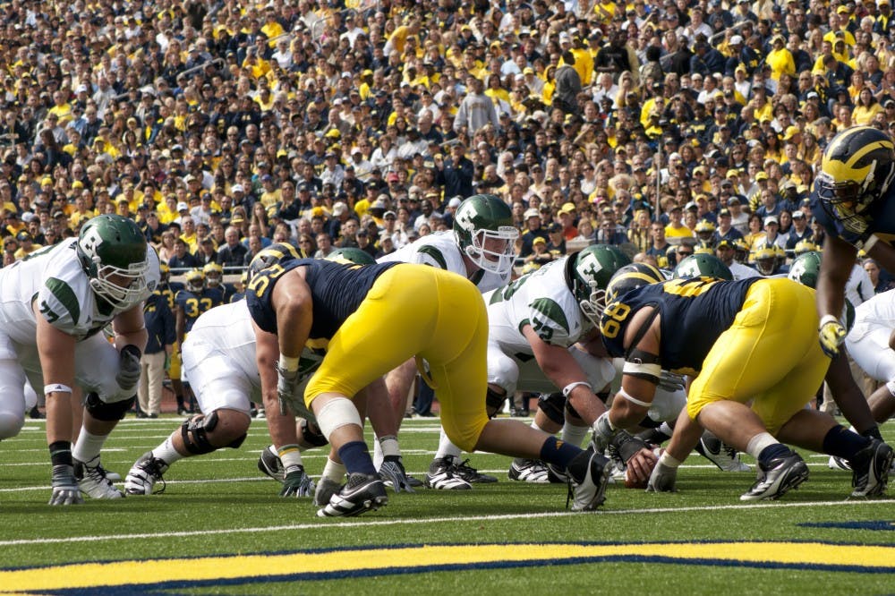 EMU didn’t make the upset of the year, but it did make those Wolverine’s shocked by taking the first points of the game at the Big House. 