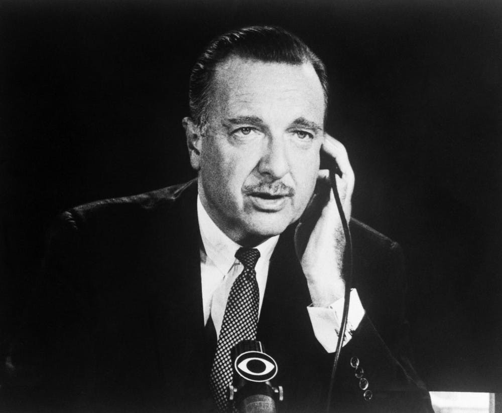Cronkite at the Studio