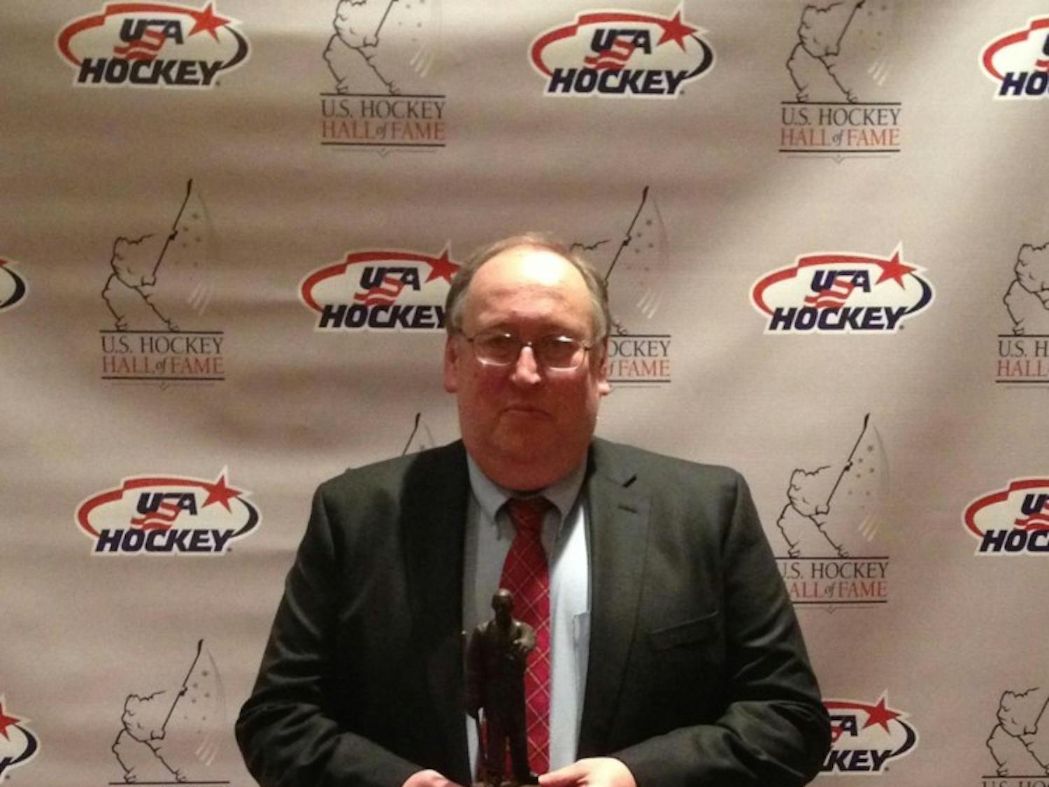 Kevin Allen (EMU alum 1979) was inducted into the USA Hockey Hall of Fame on Dec. 2.