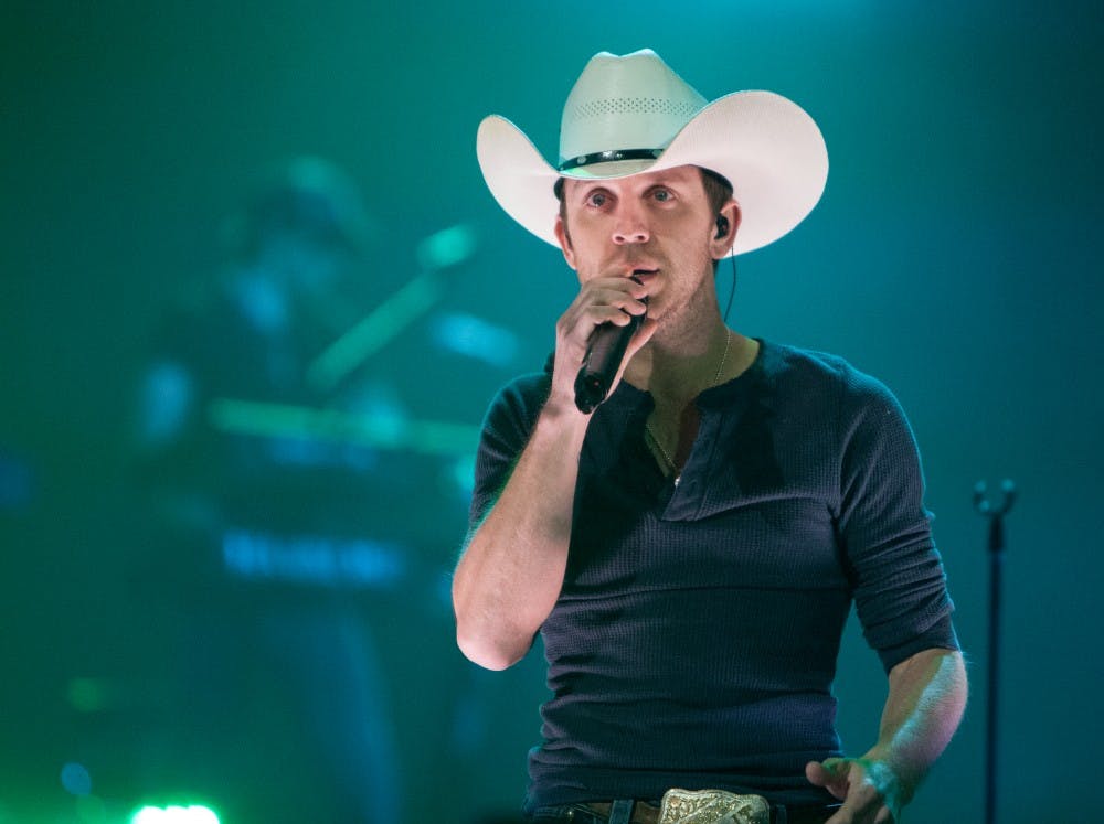 Justin Moore performs at Convocation Center
