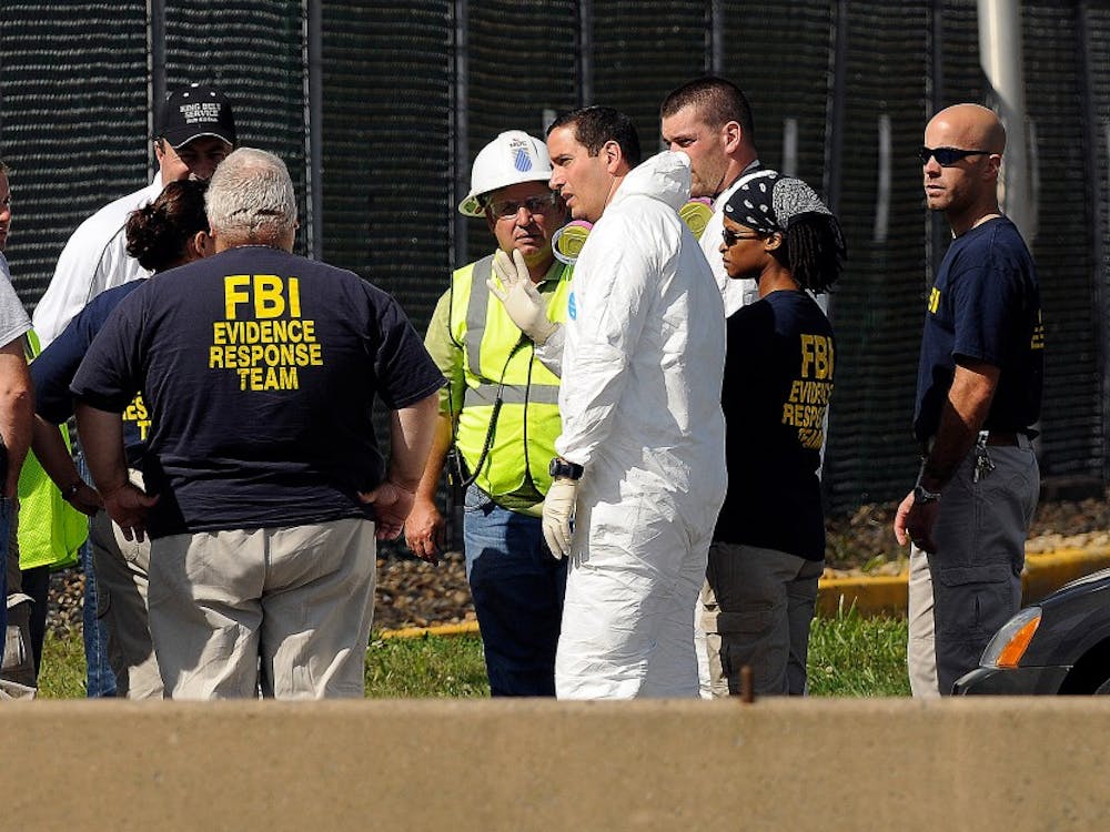 The FBI Evidence Response Team arrives on site at CRRA, September 13, 2009, as State Police and FBI investigate in the missing persons case of Yale student Annie Le.