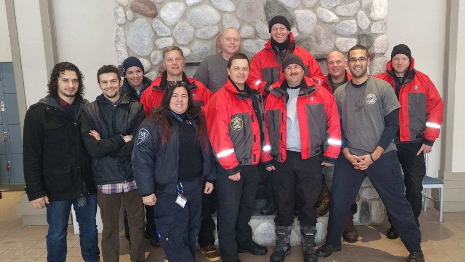 Members of the Washtenaw County Sheriff's dive team and the Huron Valley EMS team offered their assistance at the plunge.
