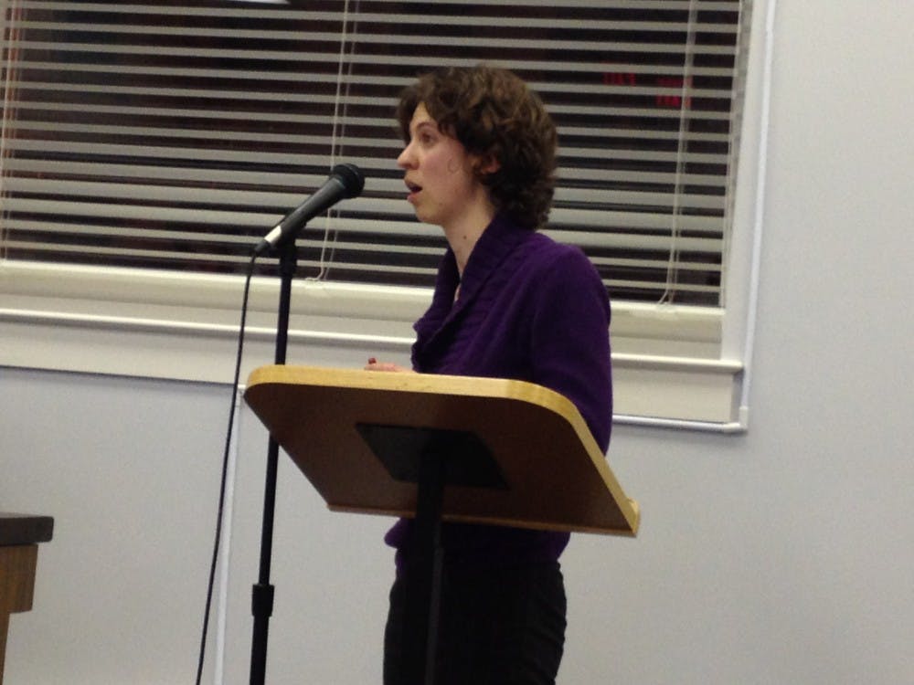 	Amanda Edmonds discusses pros, cons of urban farming to Ypsi City Council.