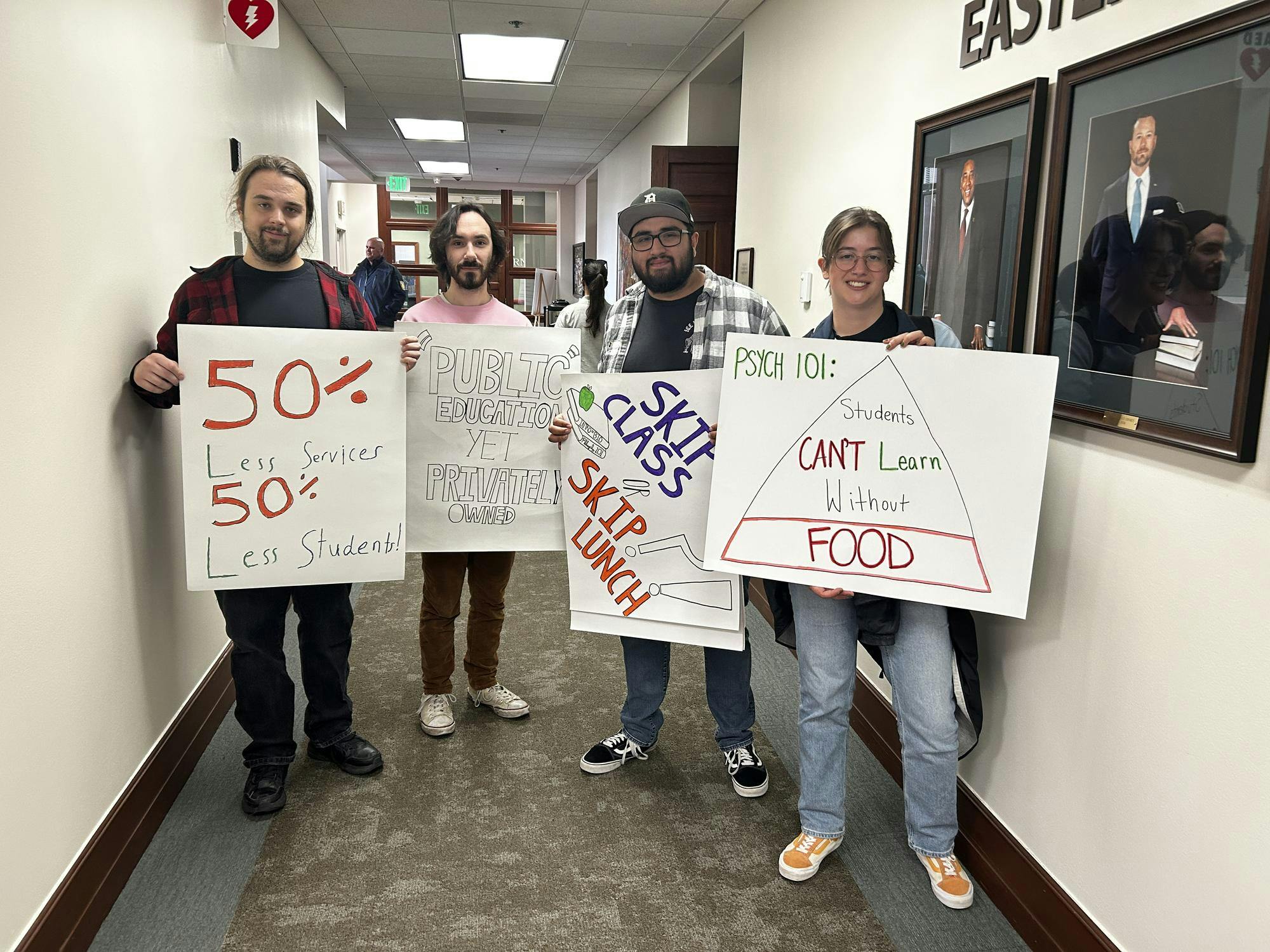 Michigan Student Action at Board of Regents meeting