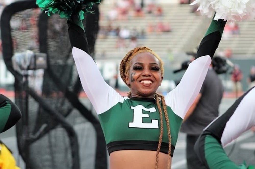 From tumbling to trending: EMU cheerleader gains 2.4 million views on recent TikTok