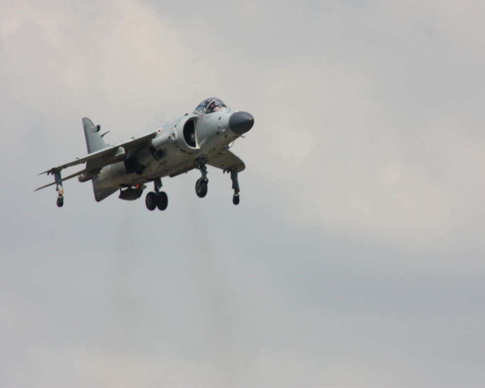 World's only privately owned FA-2 Sea Harrier at Ypsilanti air show