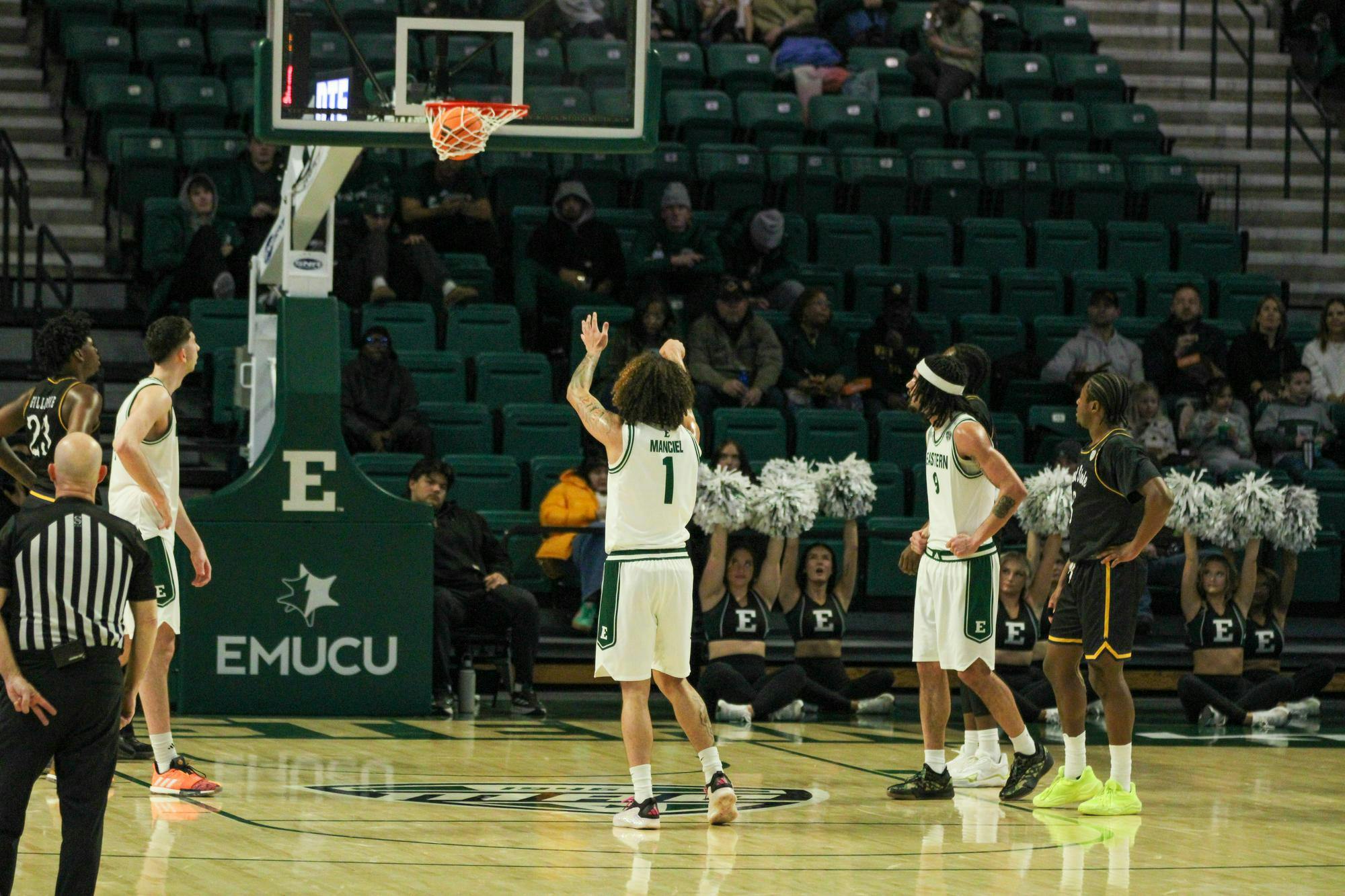 #1 Mak Manciel making a free throw