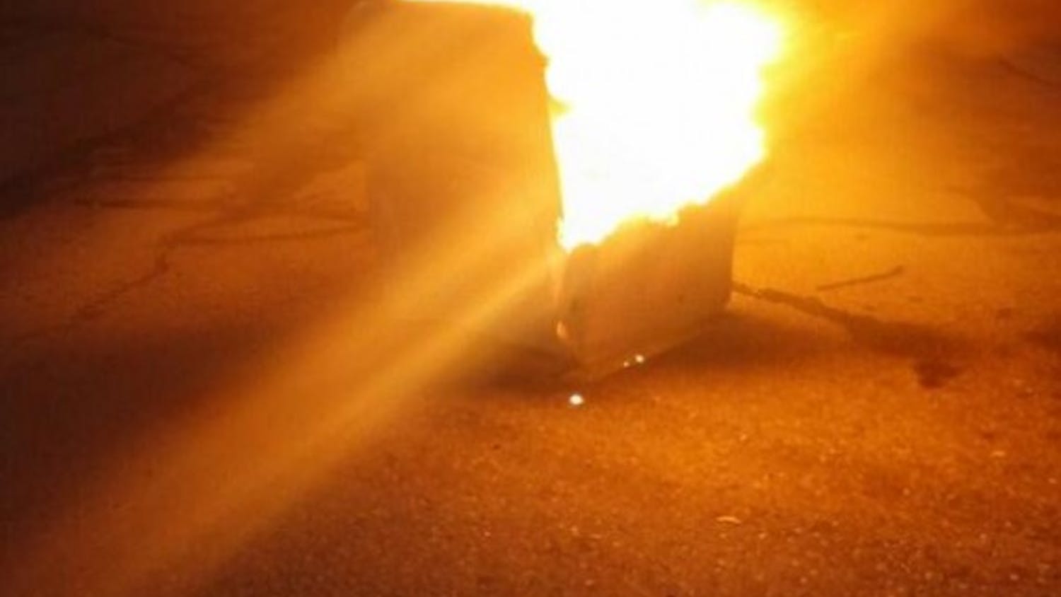 EMU students set couch ablaze